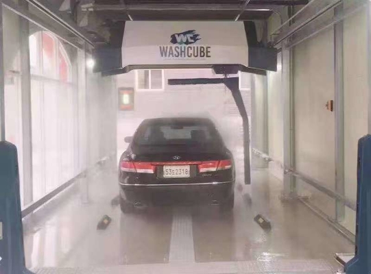 360 robot automatico per il lavaggio delle automobili a due assi in movimento Automatico senza contatto Lavatrice di auto Alta pressione Lavatrice d'acqua ad osmosi inversa