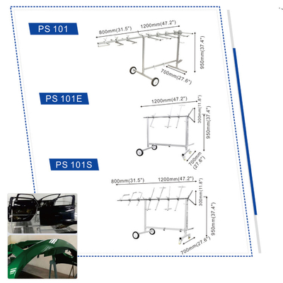 Supporto per verniciatura auto utilizzato in cabina di verniciatura per carrozzeria