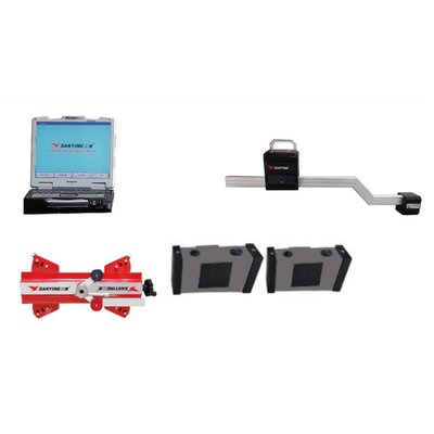 Macchina di allineamento delle ruote di un camion CCD Con schermo LCD Macchina di allineamento delle ruote di un autobus