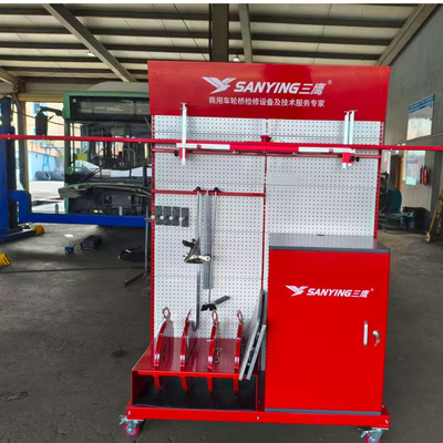 Sistema di allineamento dell'asse delle ruote commerciali basato su telecamere Tecnologia di trasmissione wireless Bluetooth 2.4GHz Attrezzatura di allineamento delle ruote degli autobus