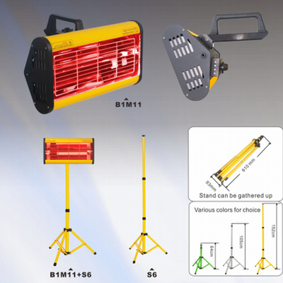 Lampada a infrarossi per essiccazione vernice Portatile per la cura della vernice Attrezzatura per l'essiccazione auto