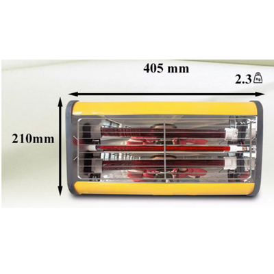 Lampada a infrarossi per essiccazione vernice Portatile per la cura della vernice Attrezzatura per l'essiccazione auto