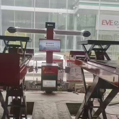 Macchina di allineamento ruote 4PCS Camera Computer Control Sunshine, supporto multilingue, macchina di allineamento a quattro pneumatici, macchina di allineamento ruote portatile