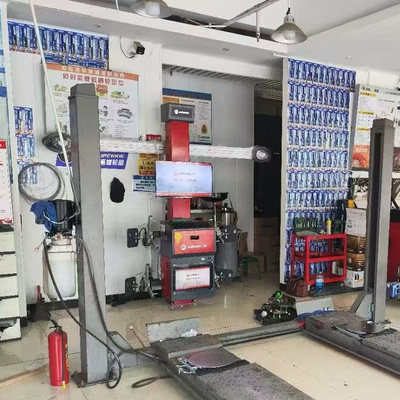 Macchina di allineamento ruote 4PCS Camera Computer Control Sunshine, supporto multilingue, macchina di allineamento a quattro pneumatici, macchina di allineamento ruote portatile