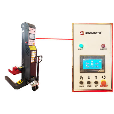 Sollevatore per veicoli commerciali mobile a colonna singola, sistema di sollevamento 30 tonnellate, 45 tonnellate