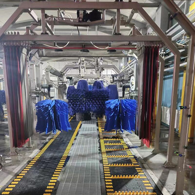 Lavare quattro auto contemporaneamente Lavatrice automatica di automobili Sistema di lavaggio automatico con 14 spazzole