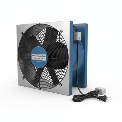 4KW European Type Intake Fan Car Spray Booth con ingresso 110/220V e sistema di raffreddamento raffreddato ad acqua per verniciatura automobilistica