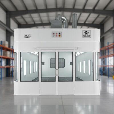 Cabina di verniciatura per auto da 50 mm con ingresso 110/220V e installazione in loco per lavori di verniciatura veicoli