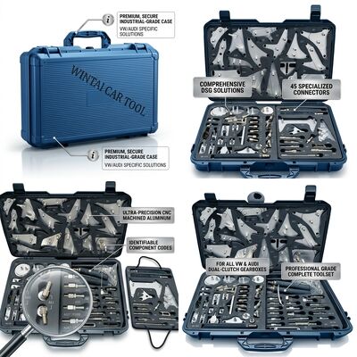 Kit adattatore riempimento olio trasmissione DSG da 45 pezzi per cambio a doppia frizione VW Audi