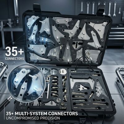 Kit di adattamento ATF da 35 pezzi con tester di pressione dell'olio, servizio diagnostico di trasmissione